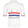 Set Fietsshirt + Korte Koersbroek 2022 INEOS Grenadiers Version Britse Kampioenschap Wit